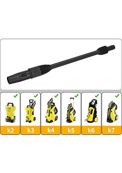 Karcher K2 K3 K4 K5 K6 K7 Için Yüksek Basınçlı Püskürtme Borusu, Ayarlanabilir Püskürtme Ucu Basınçlı Yıkama Makinesi Aksesuarı (Yurt Dışından) modelleri