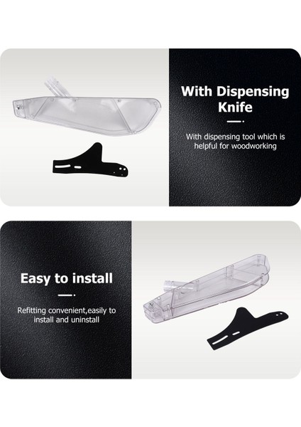 10 Inçlik Stand Masa Testeresi Koruyucu Kılıf, Toz Önleyici Kılıf, Şeffaf Plastik Koruyucu, Dağıtım Bıçağı, Evrensel (Yurt Dışından) modelleri