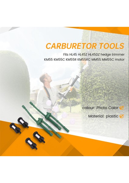 Stıhl FS38 FS45 FS46 FS55 KM55 HL45 MM55 FS100 FS110 FS130 Ot Ayıklayıcı Için Yakıt Hattı + Yakıt Filtresi (Yurt Dışından) fırsatları