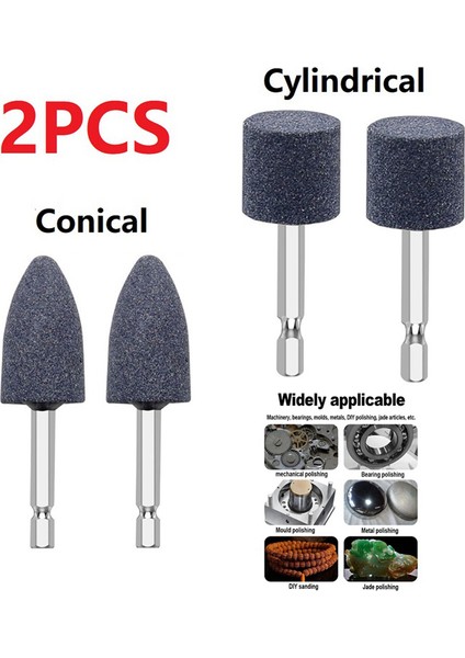 Altıgen Saplı Iki Parçalı Taşlama Tekerleği, Konik Elektrikli Taşlama Kafası, Kahverengi Korindon Taşlama Kafası (Yurt Dışından) fiyatları