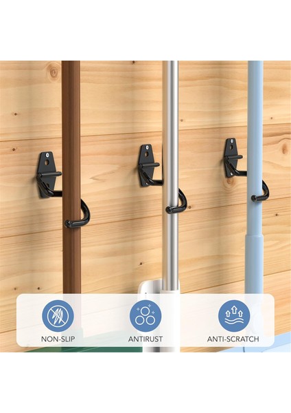 6'lı Paket Metal Garaj Kancaları, Ağır Hizmet Tipi S Kancalı Alet Askıları Garaj Duvarı, Kulübe, Bahçe Depolama Düzenleyicisi (Yurt Dışından) indirimleri