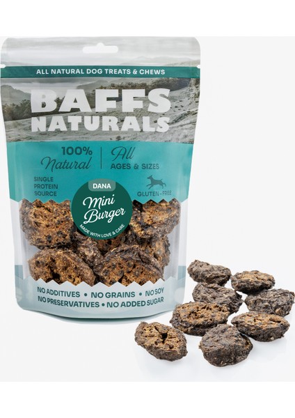 Dana Mini Burger %100 Doğal Köpek Ödül Maması 100 gr fiyatları