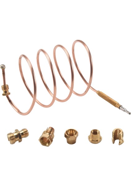 5 Adet Somunlu Evrensel Gazlı Ocak Termokupl Isıtma Gaz Brülörü Yedek Termokupl Adaptörü (Yurt Dışından) modelleri