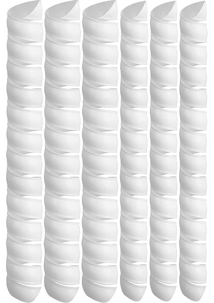 6 Parça Ağaç Gövdesi Koruyucu, Plastik Spiral Ağaç Koruyucu - Ağaç Kabuğu Koruyucu Tüp Sarma, Fidanları ve Bitkileri Korumak Için (Yurt Dışından)