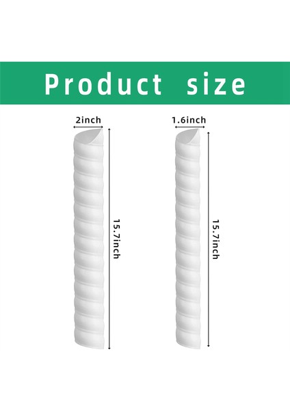 6 Parça Ağaç Gövdesi Koruyucu, Plastik Spiral Ağaç Koruyucu - Ağaç Kabuğu Koruyucu Tüp Sarma, Fidanları ve Bitkileri Korumak Için (Yurt Dışından) fiyatları