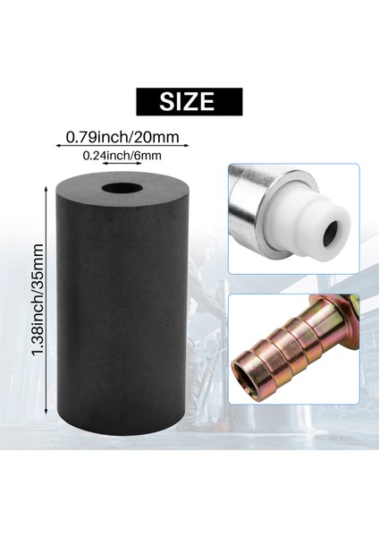 Pas ve Toz Giderici Hava Kumlama Makinesi Kumlama Aletleri Bor Karbür Nozullu Kumlama Hava Aleti (8 Mm) (Yurt Dışından)