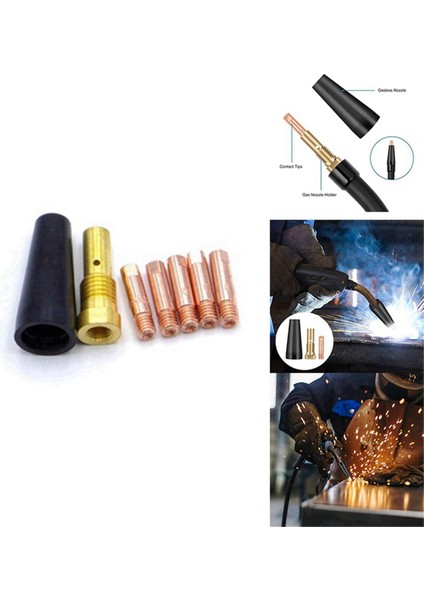 Century FC90 Akı Çekirdekli Tel Besleme K3493-1 035 0,8 mm FC90 Mıg Kaynak Makinesi Kaynak Aletleri Için 7 Adet/takım Gazsız Nozul Uçları (Yurt Dışından) fırsatları