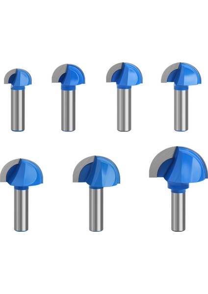 1/2 Şaft Yuvarlak Burunlu Yivli Çekirdek Kutulu Freze Ucu Çift Yivli Ağaç Işleme Aletleri Yarım Yuvarlak Kabartma Matkap Uçları (Yurt Dışından) fırsatları