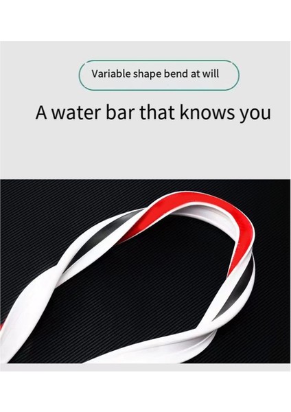 Banyo Tpe Bükülebilir Su Tutma Şeridi Duş Su Bariyeri Yüksek Ayırma Duş Aksesuarları Beyaz 2m (Yurt Dışından) modelleri