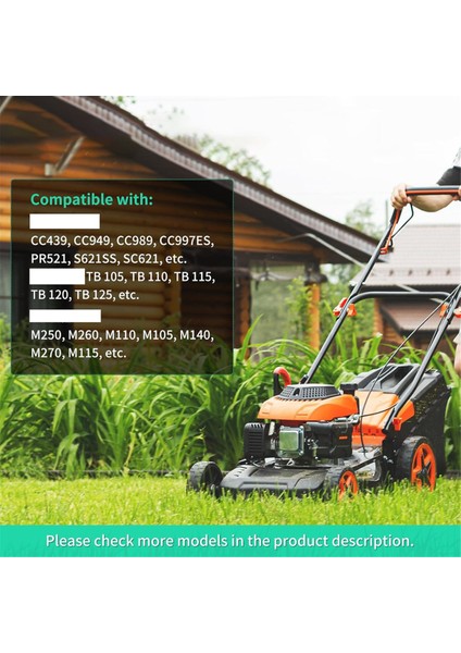 21 Inçlik Güverte Için 942-0741A Malçlama Bıçağı, Troy-Bilt Mtd Cub Cadet Craftsman 2'li Paket Için 742-0741A Biçme Bıçağı Uyumlu (Yurt Dışından) indirimleri