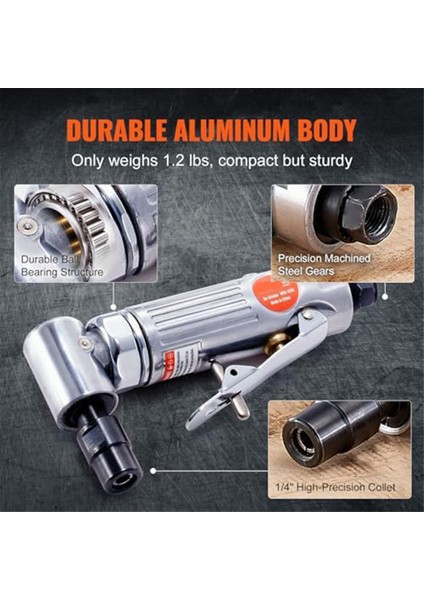 Hava Delme Makinesi, 0,64 cm Dik Açı Delme Makinesi 20000 Rpm, Taşlama, Parlatma, Pas Temizleme Için 24 Disk. (Yurt Dışından) modelleri