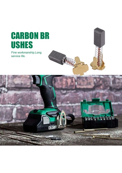 1 Çift Karbon Fırça 999054 Hıtachı DV14DSL DV14DL DS18DSL DS18DSAL DS18DMR DS18DL DS14DSL DS14DSAL DS14DMR Için Değiştirilebilir (Yurt Dışından) indirimleri