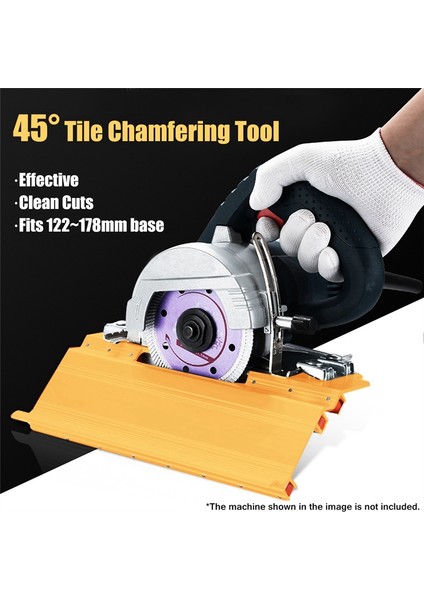 45 Derece Fayans Pah Kırma Cihazı Masa Testeresi Kılavuzu Gönye Açısı Kesme Yardımcı Araçları Köşe Kesme Makinesi Kılavuz Aracı (Yurt Dışından) fırsatları