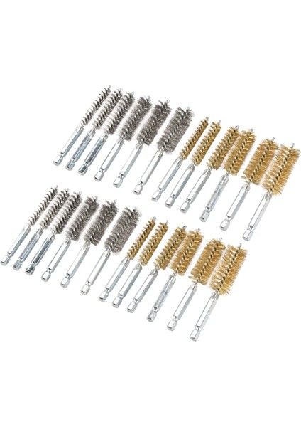 Delik Fırçası Bronz Set Çelik Tel Delik Fırçası Seti Paslanmaz Çelik Temizleme Fırçası, Elektrikli Matkap Darbeli Matkap Için Uygundur (Yurt Dışından) fiyatları