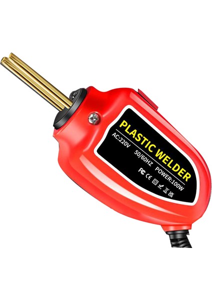 Taşınabilir Mini Sıcak Zımbalar Plastik Kaynak Makinesi Araba Tampon Tamir Kiti El Kiti Otomatik Göçük Onarımı Ab Fişi Kırmızı (Yurt Dışından)