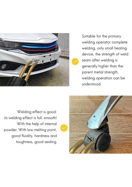 1500 Adet Kaynak Çubukları Sıcak Zımba Tamir Makinesi Plastik Kaynak Sıcak Zımba Makinesi Otomatik Tampon Tamiri Önceden Kesilmiş Dalga Zımbaları 0,6 mm (Yurt Dışından) indirimleri