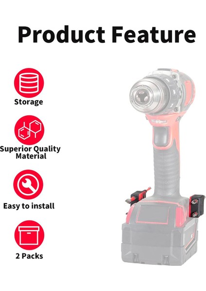 Milwaukee M18 Matkap Ucu Düzenleyicisi, Milwaukee Matkaplar Için Taşıma, Uç Tutucu (2 Paket) (Yurt Dışından) indirimleri