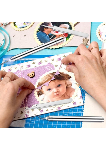 6 Parça Ayıklama Aletleri Seti LED Işıklı Vinil, 5 Pimli ve Kancalı Kesme, Çıkarma, El Sanatları Için Aydınlatmalı Ayıklama Kancası Cımbızı (Yurt Dışından) modelleri