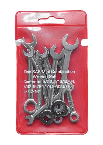 10 Parçalı Mini Anahtar Seti Manuel Çift Amaçlı Anahtar Aracı Ingiliz Anahtar Seti Ev Bakım Araçları (Yurt Dışından)