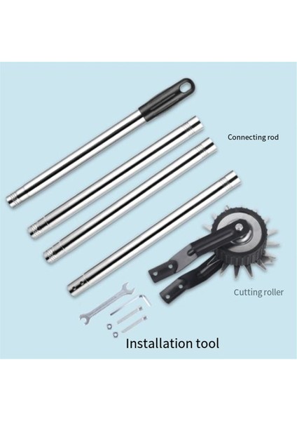 Tekerlekli Döner Kenar Kesme Makinesi, Manuel Kenar Kesme Makinesi, Sağlam 4 Bölmeli Paslanmaz Çelik Çim Kenar Kesme Makinesi ile Ayarlanabilir Uzunluk (Yurt Dışından) fiyatları