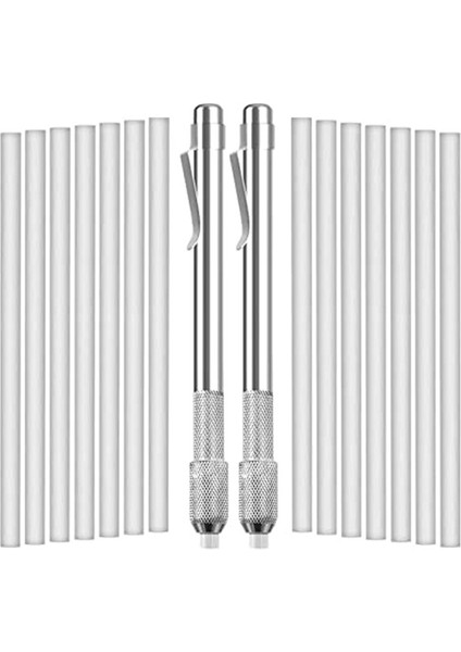 Kaynak Aletleri, Alüminyum ve Dökme Demir Için 16'lı Yedek Paketli 2'li Steatit Tutucu Işaretleyici Yuvarlak Steatit (Yurt Dışından)