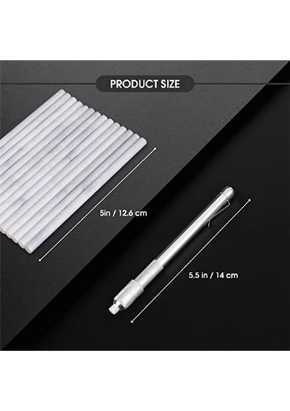 Kaynak Aletleri, Alüminyum ve Dökme Demir Için 16'lı Yedek Paketli 2'li Steatit Tutucu Işaretleyici Yuvarlak Steatit (Yurt Dışından) modelleri