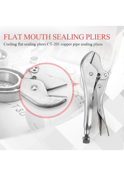 Kilitli Sıkıştırma Pensesi Sıkma Aleti Sızdırmazlık Pensesi Soğutma Aleti Buzdolabı Bakır Boru Tüp Aleti Soğutma Sistemi (Yurt Dışından) indirimleri