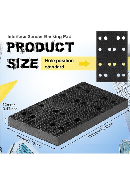 Festool RS400 LS130 Zımpara Makinesi Için 4 Adet Yumuşak Siyah Köpük Zımpara Pedleri Arayüz Zımpara Destek Pedi (Yurt Dışından) fırsatları