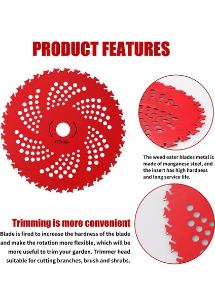 10 Inç x 80 Ton Uçlu Çalı Kesme Makinesi Bıçakları ve 9 Inç x 36 Dişli Karbür Uçlu Bıçaklar Evrensel Adaptör Kitiyle Uyumludur (Yurt Dışından) fırsatları