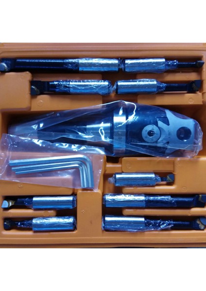 Inçlik Delme Kafası R8 Şaft Tutucu Delme Kafası Seti, 1/2 Inçlik Indekslenebilir Delme Çubukları ve 13 Parçalı Karbür Delme Kafası Takım Seti (Yurt Dışından) fiyatları