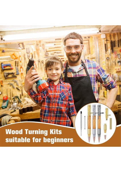 6 Ince Kalem Seti, Çok Renkli Ahşap Döner Kalem Seti, Yedek Şaftlı, Cıvatalı Tükenmez Kalem, Kendin Yap Ahşap Döner Kalem (Yurt Dışından) fiyatları