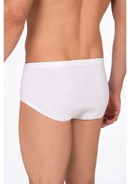Erkek Pamuklu Süprem Slip Külot 3'lü Paket – Rahat & Dayanıklı | Beyaz K0037 indirimleri
