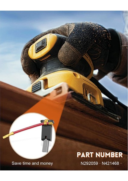 N292059 N421468 Karbon Fırça Kutusu Montajı Dewaltsander DWE6411 DWE6411K WE6420 DWE6421 DWE6423 Için Uygundur (Yurt Dışından) indirimleri