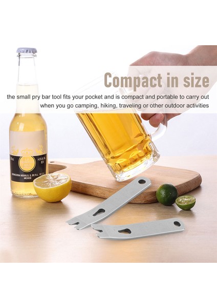 8 Parça Mini Kaldıraç Paslanmaz Çelik Düz Çubuk Çok Işlevli Küçük Kaldıraç Edc Mini Levye Hayatta Kalma Açacağı Alet Seti (Yurt Dışından) fırsatları