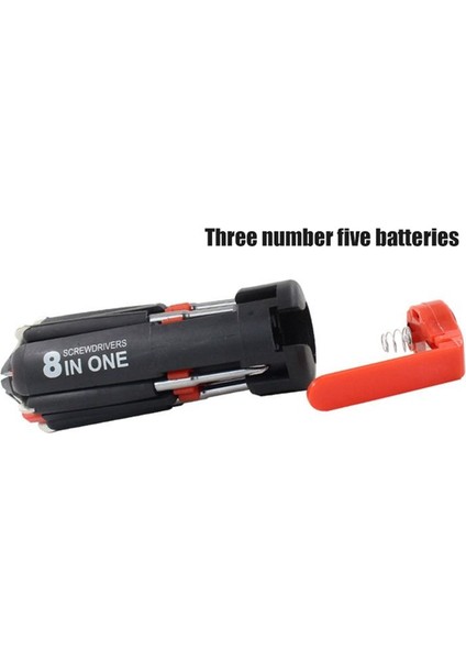 Çok Işlevli 8'i 1 Arada Tornavida Tamir Tornavidası Işıklı (Yurt Dışından) indirimleri