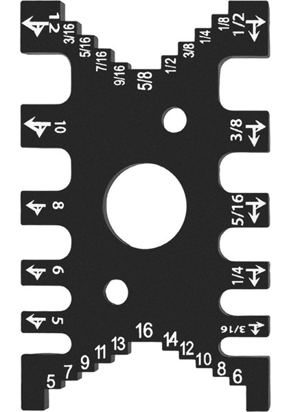 Kırlangıç Kuyruğu Aparatı - Ahşap Işleme Dübel-Boşluk Ölçer Ölçüm Kartı Dübel Kesici, Freze Ucu A Için Alüminyum Alaşımlı Derinlik Ölçer (Yurt Dışından) fırsatları