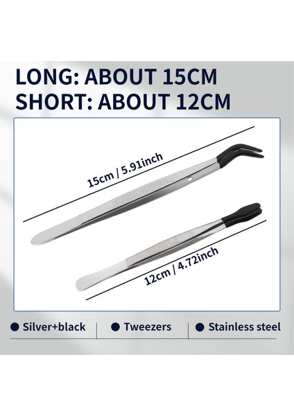 Adet Kauçuk Uçlu Cımbız Pvc Silikon Hassas Cımbız (Siyah) (Yurt Dışından) fırsatları