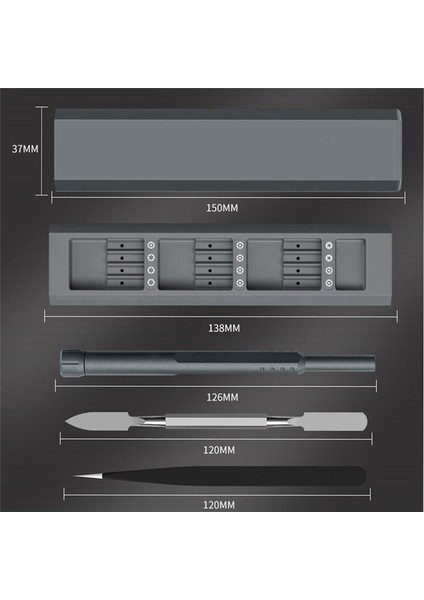 44'ü 1 Arada Çok Işlevli Tornavida Seti Alet Tamir Tornavida Hediye (Yurt Dışından) fiyatları