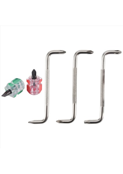 5'i 1 Arada Ofset Z Şekilli Tornavidalar Manyetik Çift Başlı Alet Seti (Yurt Dışından)