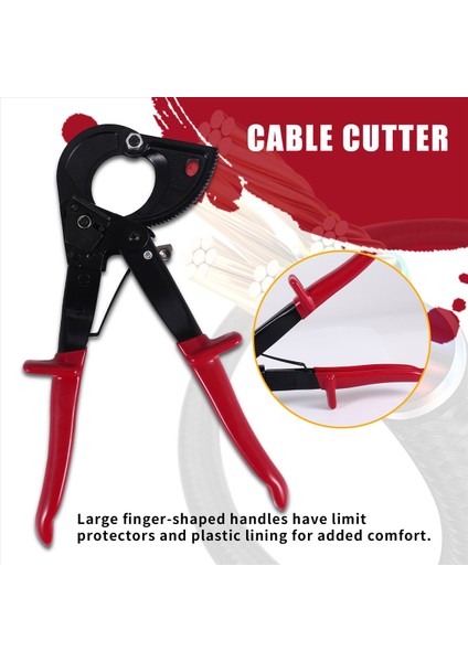 HS-325A 240MM2 Cırcırlı Kablo Kesici Almanya Tasarım Tel Kesici (Yurt Dışından) indirimleri