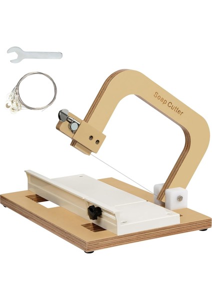 Ahşap Sabun Kesici, Tel Sabun Kesiciler, El Yapımı Sabun Somunu, Mumlar, Peynir Için Ayarlanabilir Paslanmaz Çelik Kesme Aleti (Yurt Dışından)