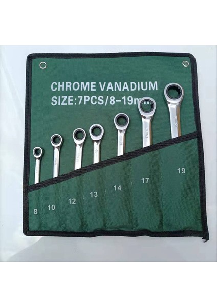 Çift Amaçlı Cırcırlı Anahtar 7 Parçalı Bez Çanta Seti Ayna Anahtarı (Yurt Dışından) fiyatları