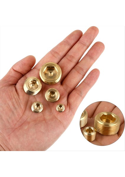 Pirinç Boru Tapası Bağlantı Parçaları Erkek Iç Altıgen (Yurt Dışından) indirimleri