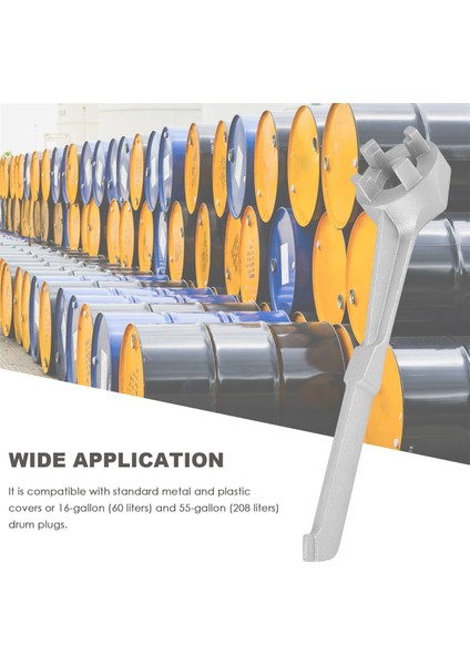 10, 15, 20, 30, 50, 55 Galonluk Varilleri Açmak Için Alüminyum Varil Tapa Anahtarı, 2 Inç ve 3/4 Inç Kapaklar Için Uygundur (Yurt Dışından) indirimleri