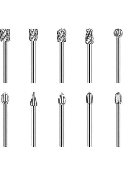 Gravür Freze Ucu Oyma Uçları, 20 Parça Döner Alet Aksesuarları Döner Uçlar Freze Seti (Yurt Dışından) modelleri