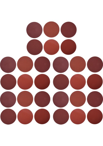 30 Adet 5 Inç 125 mm Yuvarlak Zımpara Diski Zımpara Levhaları 320/400/600/800/1000/1500 Zımpara Kumları Için Cırt Cırtlı Zımpara Diski (Yurt Dışından) fiyatları