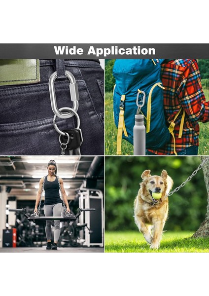 Hızlı Bağlantılar Zincir Bağlantı Elemanları, Galvanizli Zincir Kilitli Karabinalar Kancası (Yurt Dışından) indirimleri