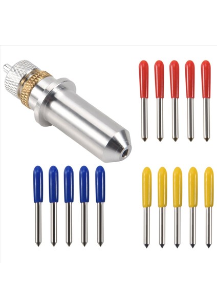 Silhouette Cameo 3 Vinil Kesme Makineleri Için 15 Adet Karbür Bıçak (Yurt Dışından) modelleri