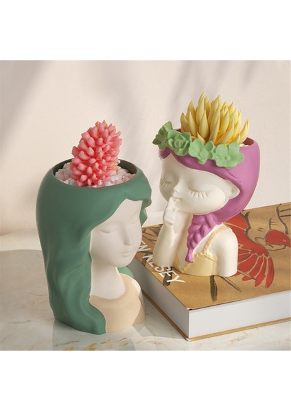 Parça Saksı Silikon Kalıp Kendin Yap El Yapımı El Sanatları Dekorasyon Vazo Kalıbı Beton Reçine Alçı Mum Kristal Epoksi Kalıp (Yurt Dışından) fırsatları