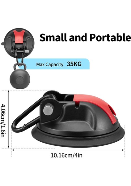 Kamp, Araba, Karavan ve Pencere Için 4 Adet Ağır Hizmet Tipi Vantuzlu Kanca - Kamp Vantuzlu Kancaları (Yurt Dışından) modelleri